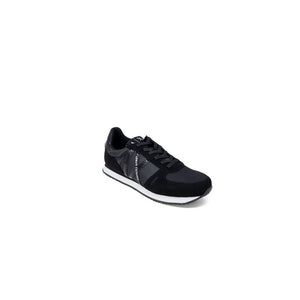Armani Exchange Black Polyester Athletic Sneakers