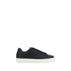 Versace Black Rubber Low Top Sneakers