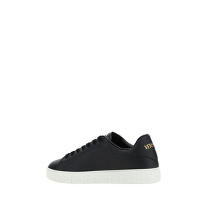 Versace Black Rubber Low Top Sneakers