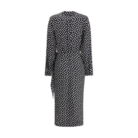 Crida Milano Black Silk Cocktail Dress