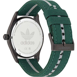 Adidas Green Fabric Sport Watch
