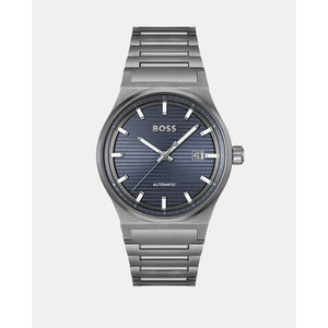 Hugo Boss Gray Stainless Steel Dress Watch