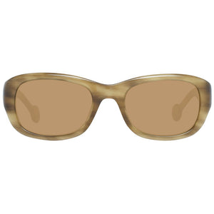 Hally&Son Brown Plastic Sunglasses
