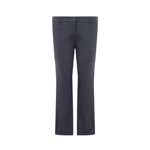 Lardini Blue Linen Casual Pants