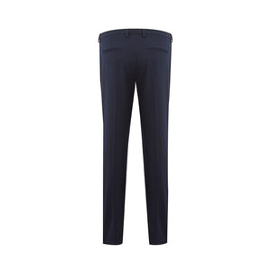 Lardini Blue Wool Dress Pants