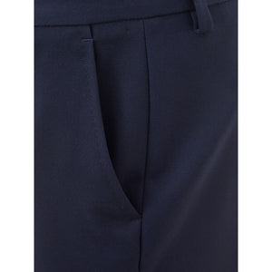 Lardini Blue Wool Dress Pants