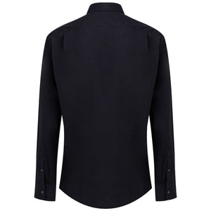 Dolce & Gabbana Navy Blue Cotton Dress Shirt