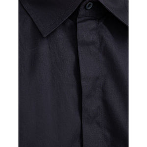 Dolce & Gabbana Navy Blue Cotton Dress Shirt