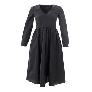 Lardini Black Polyester Cocktail Dress