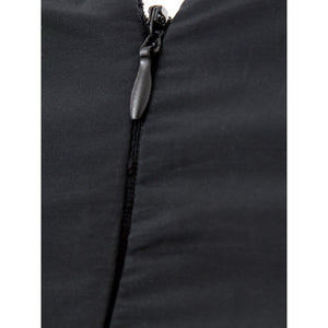 Lardini Black Polyester Cocktail Dress