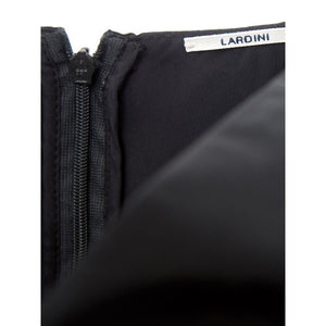 Lardini Black Polyester Cocktail Dress