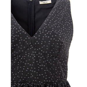 Lardini Black Polyethylene Casual Dress