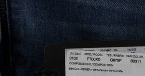 Dolce & Gabbana Crystal Roses Heart Embellished Jeans