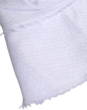 Dolce & Gabbana White Polyester Wide Brim Bucket Hat