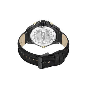 Police Black Artificial Leather Sport Watch