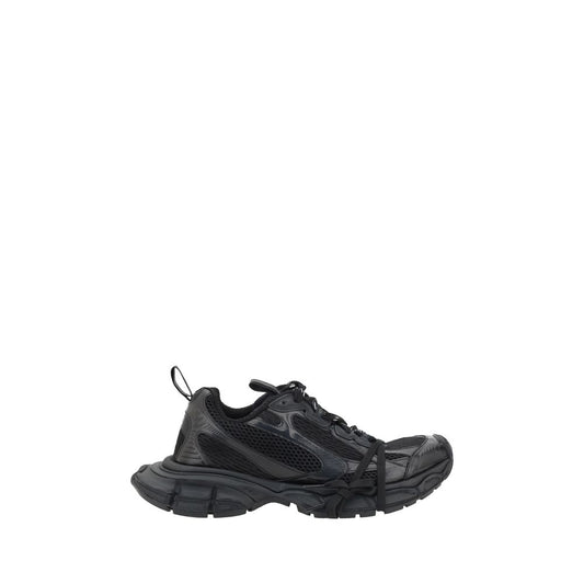Balenciaga Black Rubber Athletic Sneakers