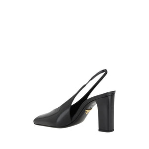 Prada Black Calf Leather Pumps