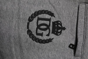 Dolce & Gabbana Gray Logo Cotton Jogger Men Sweatpants Pants