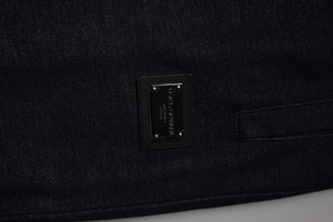 Dolce & Gabbana Black Jacquard Jogger Men Sweatpants Pants