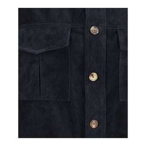 Brunello Cucinelli Suede leather shirt Jacket