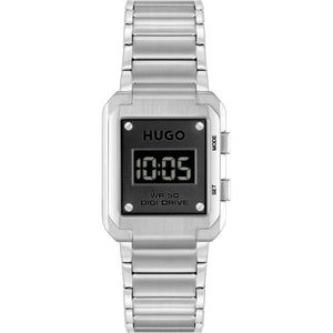 Hugo Boss Silver Stainless Steel Digital Watch