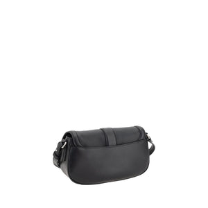 Alexander McQueen Black Calf Leather Bos Taurus Shoulder Bag