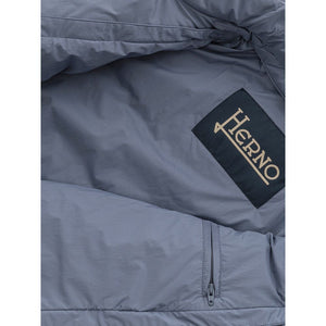Herno Blue Polyester Coat