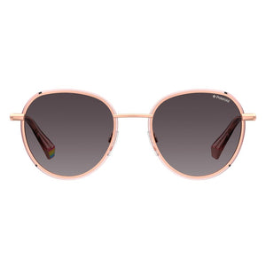 Polaroid Rose Gold Metal Sunglasses