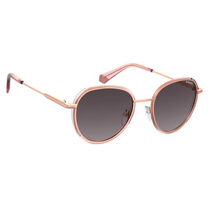 Polaroid Rose Gold Metal Sunglasses