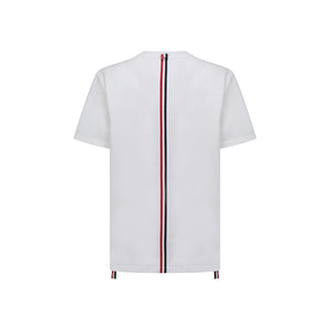 Thom Browne White Cotton T-Shirt