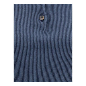 Brunello Cucinelli Blue Cotton Sweatshirt