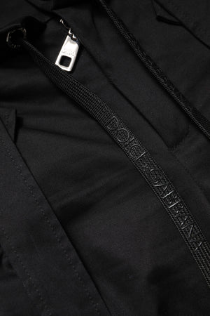 Dolce & Gabbana Black Cotton High Waist Cargo Pants