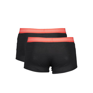 North Sails Black Cotton Men Boxer Shorts