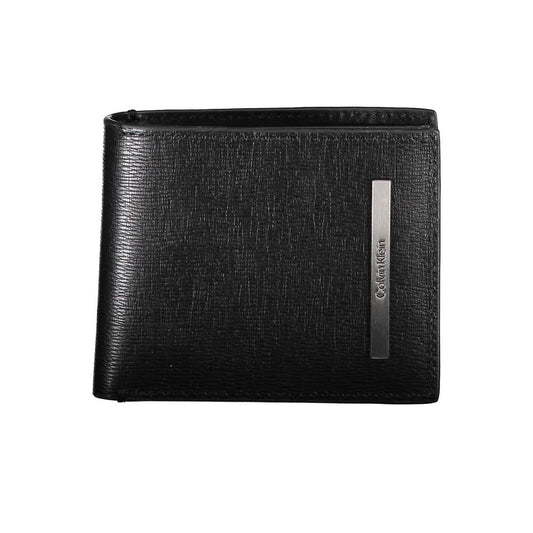 Calvin Klein Black Eco Leather Men Wallet
