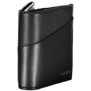 Calvin Klein Black Recycled Polyester Men Wallet