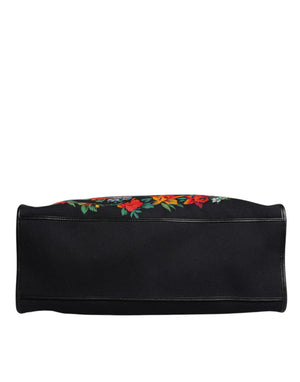 Dolce & Gabbana Multicolor Graphic Printed Top Handle Shopping Tote Bag