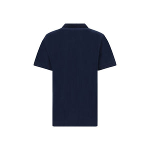 Dolce & Gabbana Blue Cotton Polo Shirt