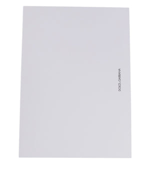 Dolce & Gabbana Multicolor Carretto Siciliano Envelope Post Card Holder