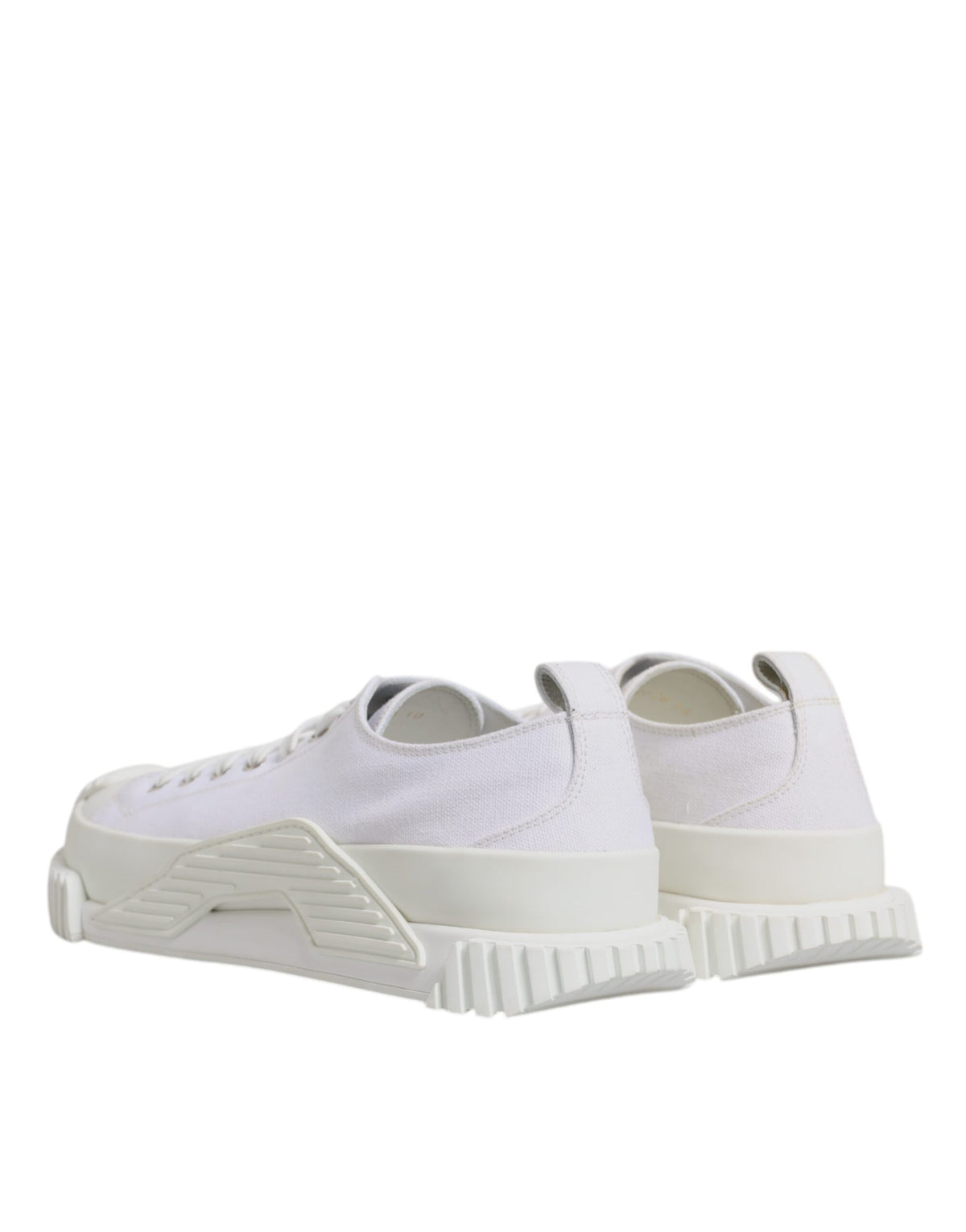 Dolce & Gabbana White Leather Low Top NS1 Sneakers Shoes