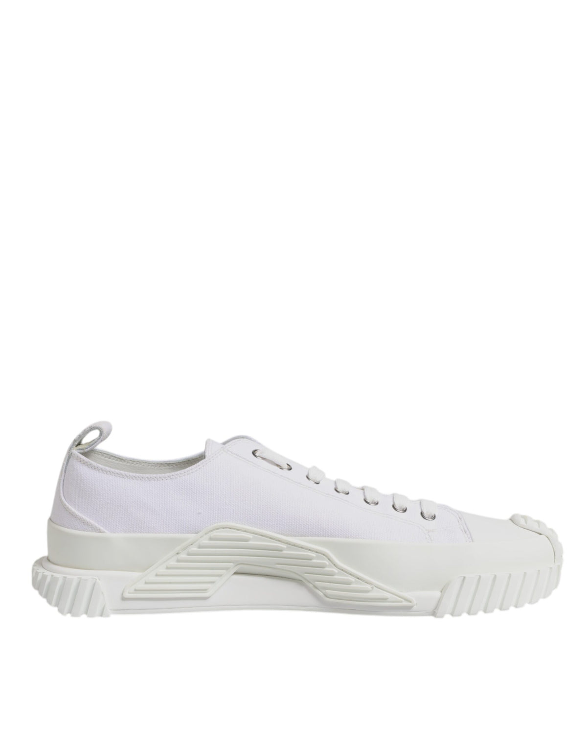 Dolce & Gabbana White Leather Low Top NS1 Sneakers Shoes