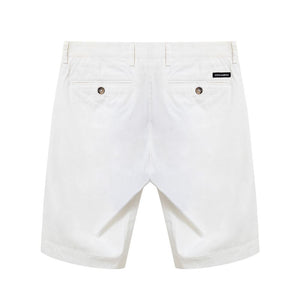 Dolce & Gabbana White Cotton Bermuda Shorts