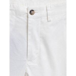 Dolce & Gabbana White Cotton Bermuda Shorts
