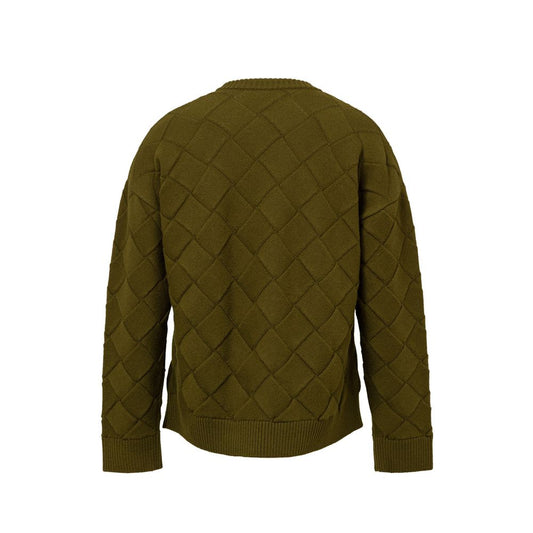 Bottega Veneta Green Wool Sweatshirt