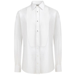 Dolce & Gabbana White Cotton Dress Shirt