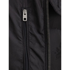 Dolce & Gabbana Black Cotton Full-Length Jacket