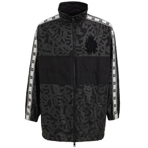 Dolce & Gabbana Black Polyester Shell Jacket