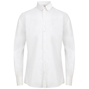 Dolce & Gabbana White Cotton Dress Shirt