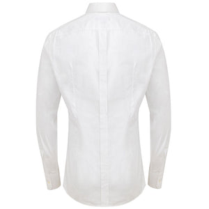 Dolce & Gabbana White Cotton Dress Shirt
