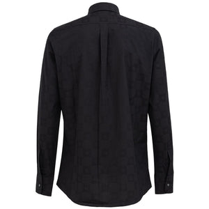 Dolce & Gabbana Black Cotton Dress Shirt