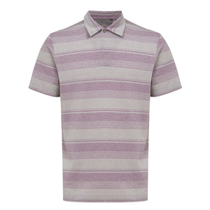 Canali Gray Cotton Polo Shirt